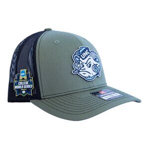 North Carolina Tar Heels 2024 Men's College World Series 3D Snapback Trucker Hat